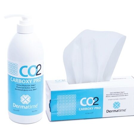 CO2 CARBOXY PRO (Dermatime) – набор с маской-активатором в рулоне для рук и тела